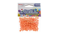 Koraliki do nawlekania 6mm K6-3 Brewis pomarańczowe